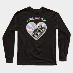 I koalove you - a retro vintage design Long Sleeve T-Shirt